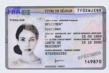 Buy Real and Fake Passport France Residence Permit Card
