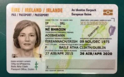 Buy Real and Fake Passport IRISH PASSPORT CARD